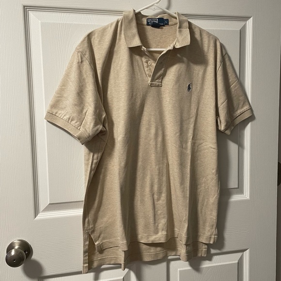 Polo by Ralph Lauren Size L Tan/Cream Polo - Picture 1 of 7